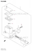 MAITRE CYLINDRE DE FREIN ARRIERE (K8,K9,L0) pour Suzuki BURGMAN 400 2007