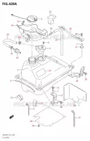 RESERVOIR D'ESSENCE pour Suzuki BURGMAN 400 2007
