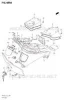VIDE POCHE pour Suzuki BURGMAN 400 2007