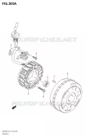 ALLUMAGE ROTOR   STATOR (K7) pour Suzuki BURGMAN 400 2007