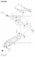 BIELLETTE DE SUSPENSION ARRIERE pour Suzuki BURGMAN 400 2007