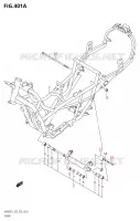 CADRE (K7,K8,K9) pour Suzuki BURGMAN 400 2007