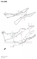 CARENAGES INFERIEURS (K9) pour Suzuki BURGMAN 400 2007