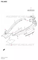 CARENAGES (L0) pour Suzuki BURGMAN 400 2007