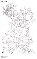 COUVERCLES DE CARTERS (K7,K8) pour Suzuki BURGMAN 400 2007