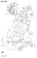 COUVERCLES DE CARTERS (K9) pour Suzuki BURGMAN 400 2007