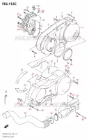 COUVERCLES DE CARTERS (L0) pour Suzuki BURGMAN 400 2007