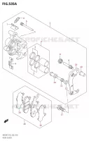 ETRIER DE FREIN AVANT pour Suzuki BURGMAN 400 2007