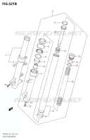 FOURCHE (AN400A,AN400ZA) pour Suzuki BURGMAN 400 2007