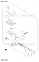 MAITRE CYLINDRE DE FREIN ARRIERE (K8,K9,L0) pour Suzuki BURGMAN 400 2007