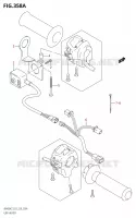 POIGNEES CHAUFFANTES (AN400ZA:L0) pour Suzuki BURGMAN 400 2007