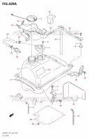 RESERVOIR D'ESSENCE pour Suzuki BURGMAN 400 2007
