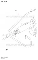 SYSTÈME DE RECYCLAGE VAPEURS CARBURANT (E33) pour Suzuki BURGMAN 400 2007
