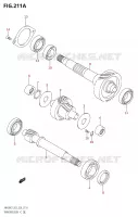 TRANSMISSION (2) pour Suzuki BURGMAN 400 2007