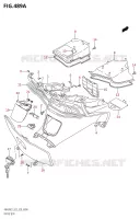 VIDE POCHE pour Suzuki BURGMAN 400 2007