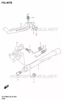 BEQUILLE pour Suzuki GSX-S 1000 2025