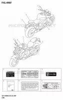 ETIQUETTE (E33) pour Suzuki GSX-S 1000 2025