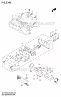 FEU ARRIERE (E28) pour Suzuki GSX-S 1000 2025