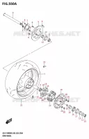 ROUE ARRIERE pour Suzuki GSX-S 1000 2025