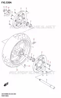 ROUE AVANT pour Suzuki GSX-S 1000 2025
