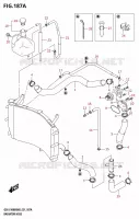 DURITES DE RADIATEUR   VASE D'EXPANSION pour Suzuki KATANA 1000 2025