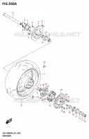 ROUE ARRIERE pour Suzuki KATANA 1000 2025