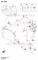 DURITES DE RADIATEUR   VASE D'EXPANSION pour Suzuki GSX-S 1000 2025