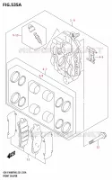 ETRIER DE FREIN AVANT pour Suzuki GSX-S 1000 2025