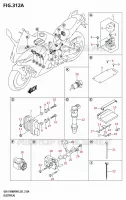 PARTIE ELECTRIQUE pour Suzuki GSX-S 1000 2025