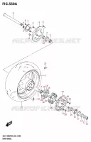 ROUE ARRIERE pour Suzuki GSX-S 1000 2025