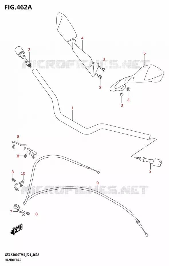 GUIDON Suzuki MOTO 1000 GSX-S 2025  GSX-S1000TRQM5 E21 2025 M5 (E21)