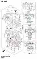 CARTERS MOTEUR pour Suzuki GSX-S 1000 2025