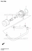RADIATEUR D'HUILE pour Suzuki GSX-S 1000 2025