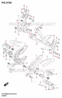 REPOSE PIEDS pour Suzuki GSX-S 1000 2025