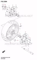ROUE AVANT pour Suzuki GSX-S 1000 2025