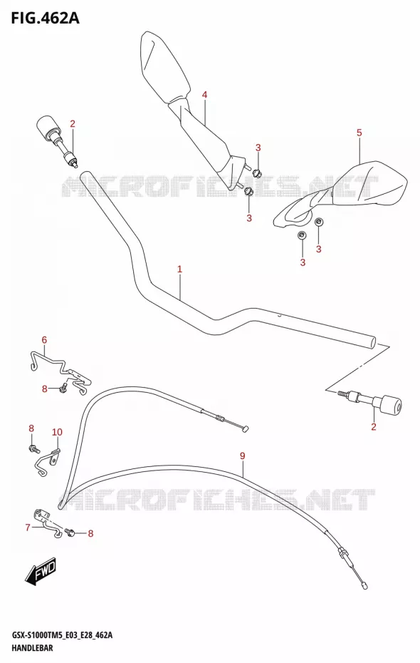 GUIDON Suzuki MOTO 1000 GSX-S 2025  GSX-S1000TRQM5 E28 2025 M5 (E28)