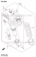 AMORTISSEUR ARRIERE pour Suzuki RM-Z 450 2025