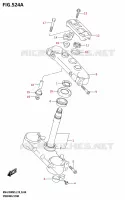 COLONNE DE DIRECTION pour Suzuki RM-Z 450 2025