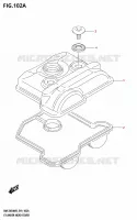 COUVRE CULASSE pour Suzuki RM-Z 450 2025