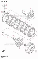 EMBRAYAGE pour Suzuki RM-Z 450 2025
