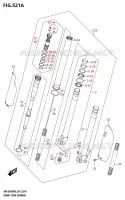 FOURCHE pour Suzuki RM-Z 450 2025