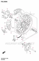 ROUE ARRIERE pour Suzuki RM-Z 450 2025