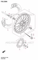 ROUE AVANT pour Suzuki RM-Z 450 2025
