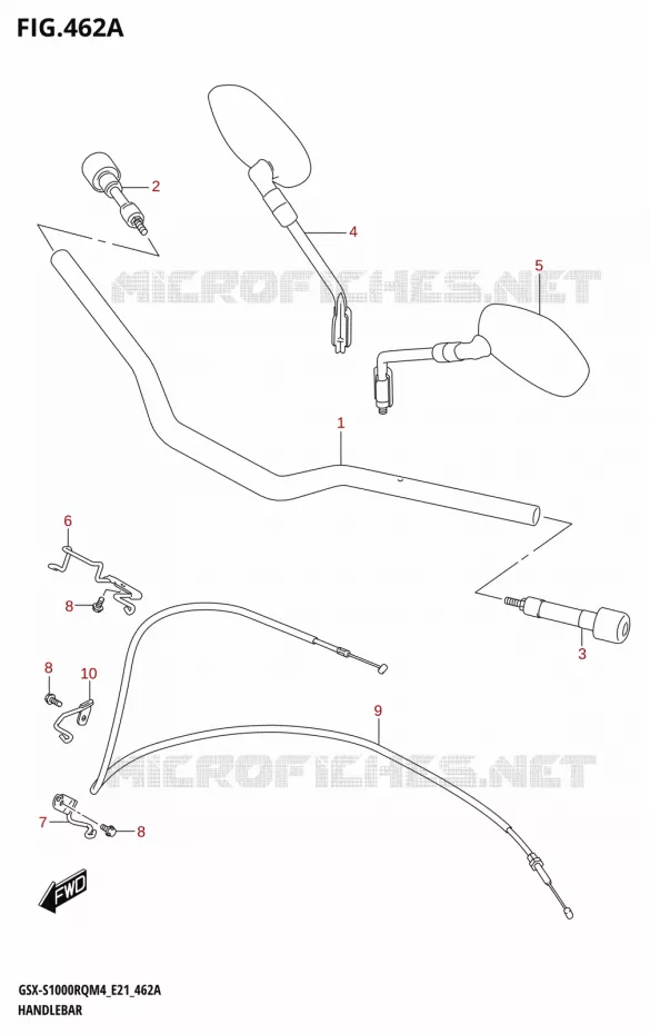 GUIDON Suzuki MOTO 1000 GSX-S 2024  GSX-S1000RQ M4 (E21)