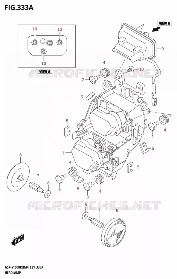 PHARE Suzuki MOTO 1000 GSX-S 2024  GSX-S1000RQ M4 (E21)
