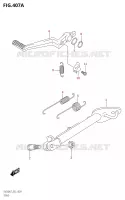 BEQUILLE pour Suzuki SV 650 2017