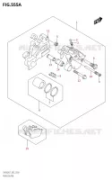 ETRIER DE FREIN ARRIERE pour Suzuki SV 650 2017
