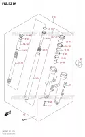 FOURCHE pour Suzuki SV 650 2017