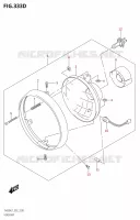 PHARE (SV650UA:L7:E19) pour Suzuki SV 650 2017
