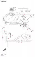 RESERVOIR D'ESSENCE (SV650A:L7:E19) pour Suzuki SV 650 2017